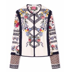 FLASH SALE🤯 Tory Burch embroidered fringe jacket